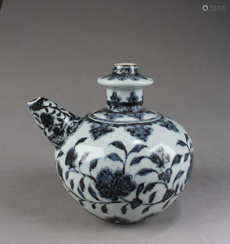 Chinese Blue & White Ewer