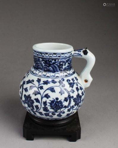 chinese Blue & White Porcelain Jug