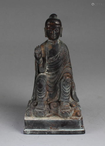 Chinese Bronze Buddha Statue