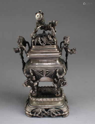 A Bronze Censer with Stand