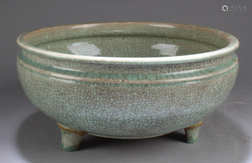 Large Chinese Antique Celadon Bowl