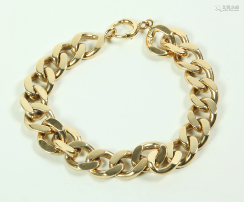 Succo 14K Large Chain Link Bracelet; 51G