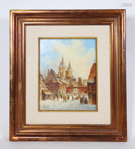 Dennis Lewan; Winter Dutch Castle Town Oil Board