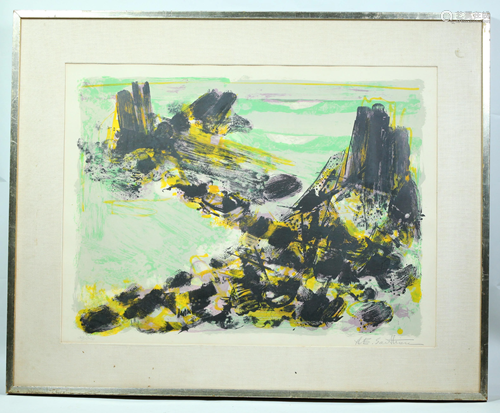 Maurice Elie Sarthou; Lithograph, 