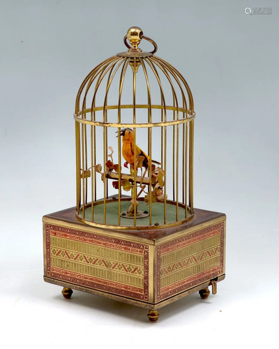 SINGING BIRD IN CAGE AUTOMATON