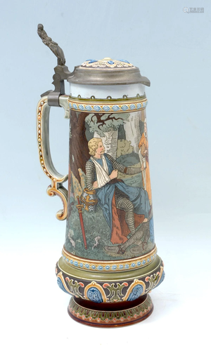 LARGE METTLACH STEIN #2481