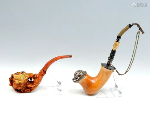 2 PC. MEERSCHAUM PIPE COLLECTION