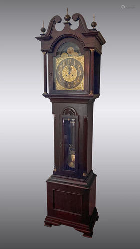 MAGNIFICENT MOON PHASE GRANDFATHER CLOCK