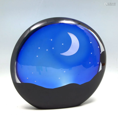 STEFANO TOSO MURANO GLASS MOON SCU…