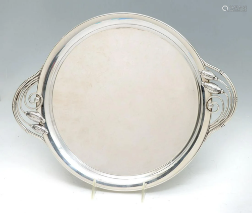 GEORG JENSEN STERLING SILVER TRAY