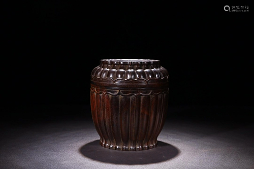 ZITAN WOOD TEA JAR