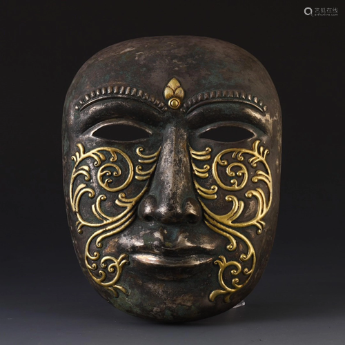 GILT SILVER MASK