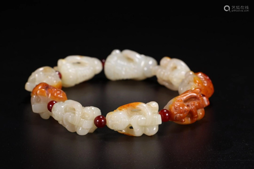 HETIAN JADE ARHAT BRACELET