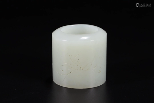 HETIAN JADE POETRY RING