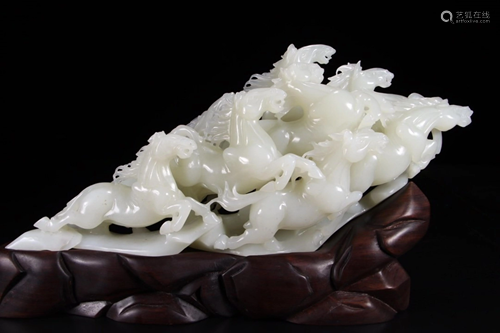 HETIAN JADE BA'JUN ORNAMENT