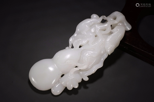 HETIAN JADE DUO'ZI'DUO'FU ORNAMENT