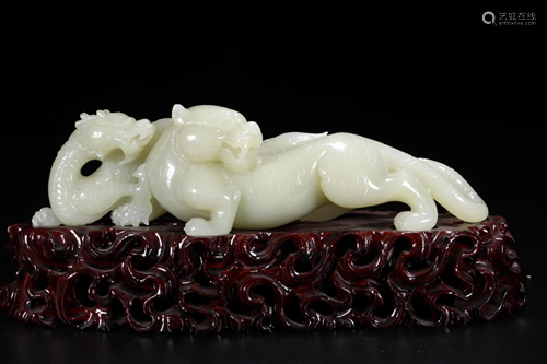 HETIAN JADE FENG'YUN'JI'HUI ORNAMENT