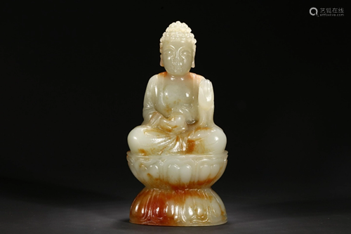 HETIAN JADE BUDDHA ORNAMENT