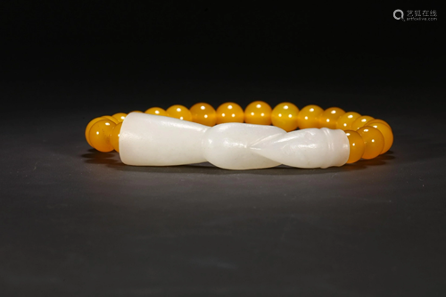 HETIAN JADE FIGURE BRACELET