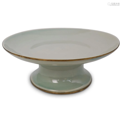 Maitland Smith Ceramic Pedestal Plate