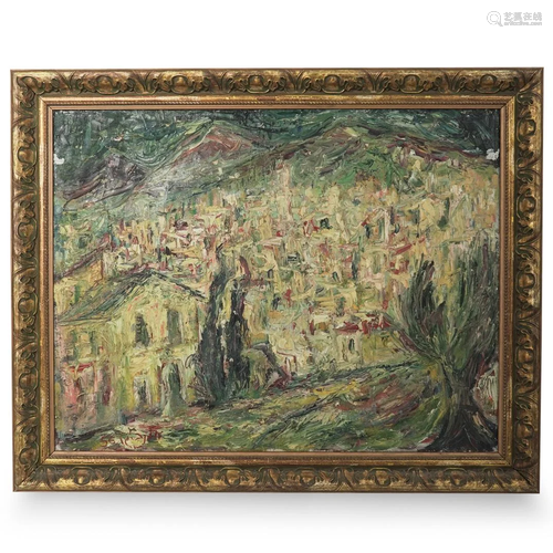 Otto Ellenbogen Signed Oil On Canvas