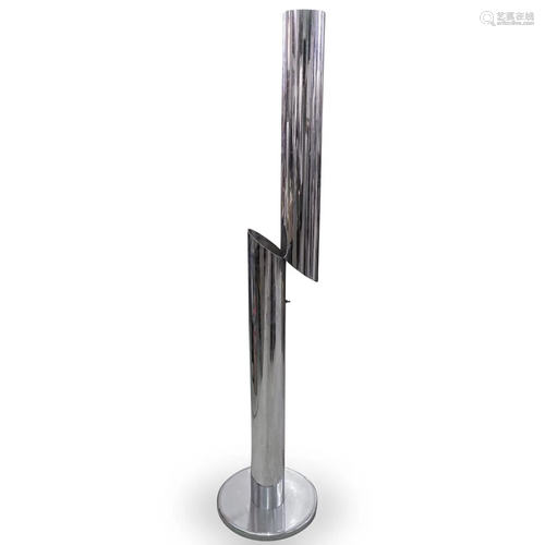 Mid-Century Chrome Floor Lamp