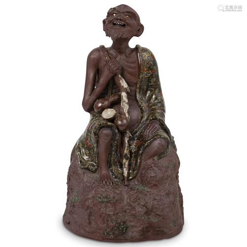 Antique Japanese Terracotta Figure