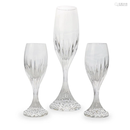 (3 Pc) Set of Baccarat Jupiter Glasses