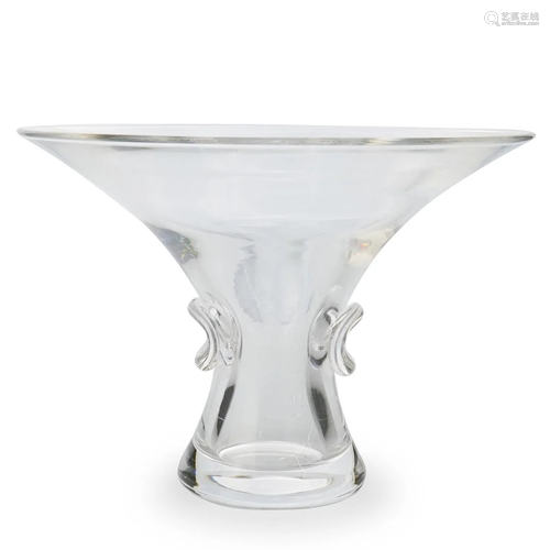 Steuben Spiral Glass Vase