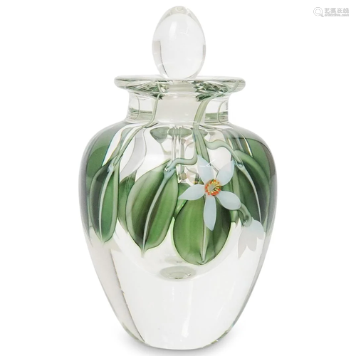 Orient and Flume Art Glass Perfume Bottle