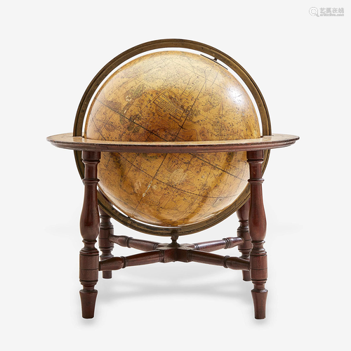 A Regency twelve-inch celestial table globe, J. & W.