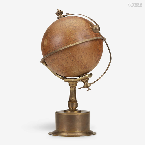 An Edwardian Empire globe clock, Smith & Sons, Ltd.,