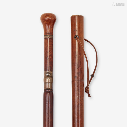 Two dagger canes, Various dates late 19th century