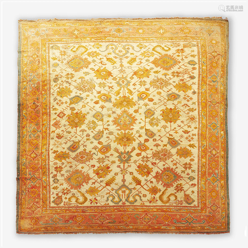 An Oushak carpet, Circa first quarter 20th century