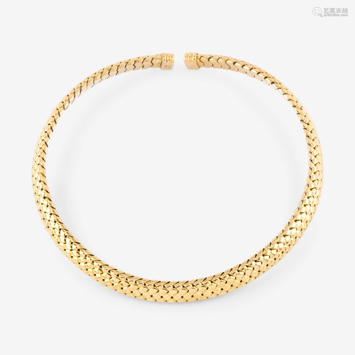 An eighteen karat gold necklace, Tiffany & Co.,