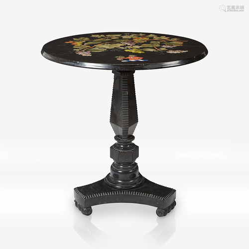 An Italian pietra dura table, 19th century