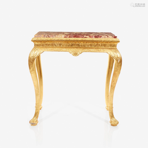 A George II giltwood console, Second quarter 18th