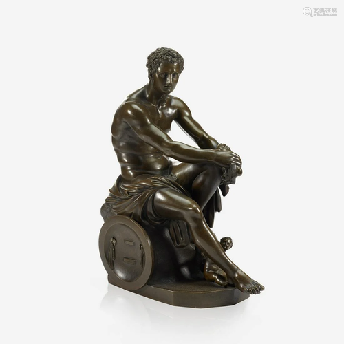 After A. Messina (Italian, 19th century), Seated