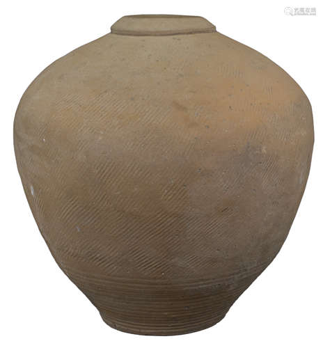 An Exceptionally LARGE Chinese Pottery Storage Jar – Warring States or Later