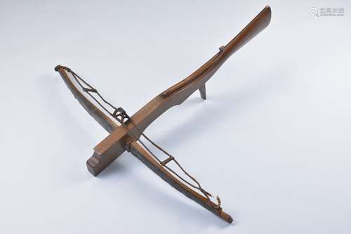 A Chinese 19/20th C. wooden crossbow