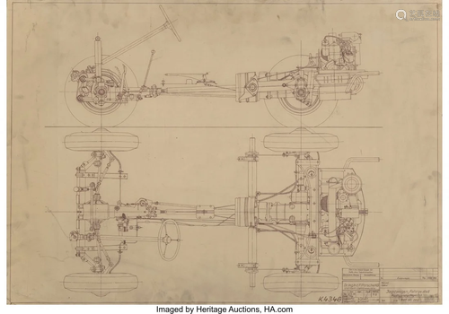 27143: Porsche Blueprint for Jagdwagen 