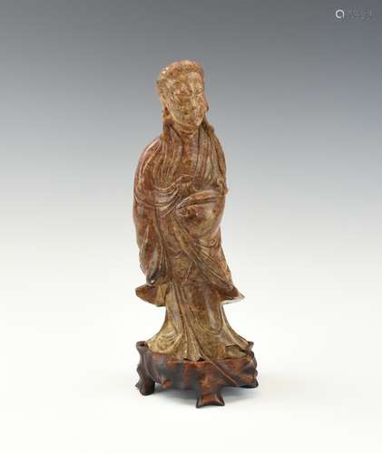 Chinese Soapstone Carving of Guanyin