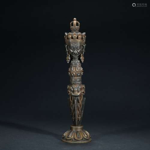 Qing dynasty bronze Jin gangchu