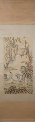 Qing dynasty Li fangying's plum blossom painting