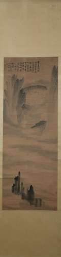 Song dynasty Ju ran's landscape painting