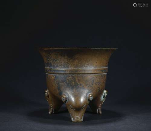 A bronze Incense burner