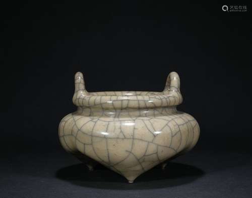 A Ge-type censer,Qing dynasty