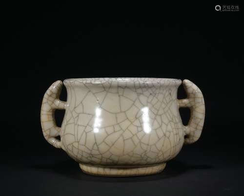 A officer glazed censer,Qing dynasty