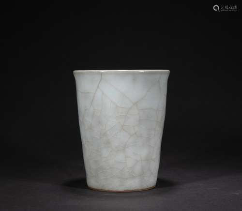 A officer glazed cup,Qing dynasty