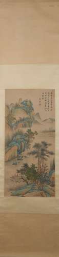 Ming dynasty Wen jia's landscape painting